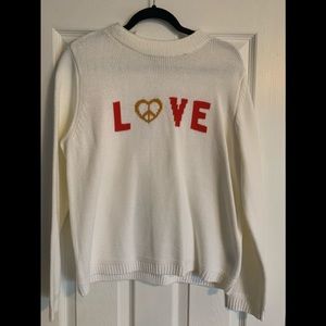 Brand new LOVE sweater